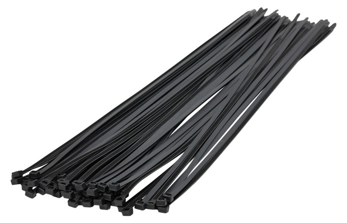 Kabelstrips 750 mm svart 50 stk.